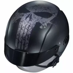 HJC IS-Cruiser Punisher Mens Motorcycle Half Helmets 5 HJC IS-Cruiser Punisher Mens Motorcycle Half Helmets -Hjc 23 0836 1635 03top