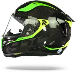 HJC RPHA 11 Carbon Bleer Black Green Full Face Helmet -Hjc HJC Rpha 11 Carbon Bleer Black Green.11