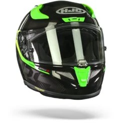 HJC RPHA 11 Carbon Bleer Black Green Full Face Helmet -Hjc HJC Rpha 11 Carbon Bleer Black Green.35