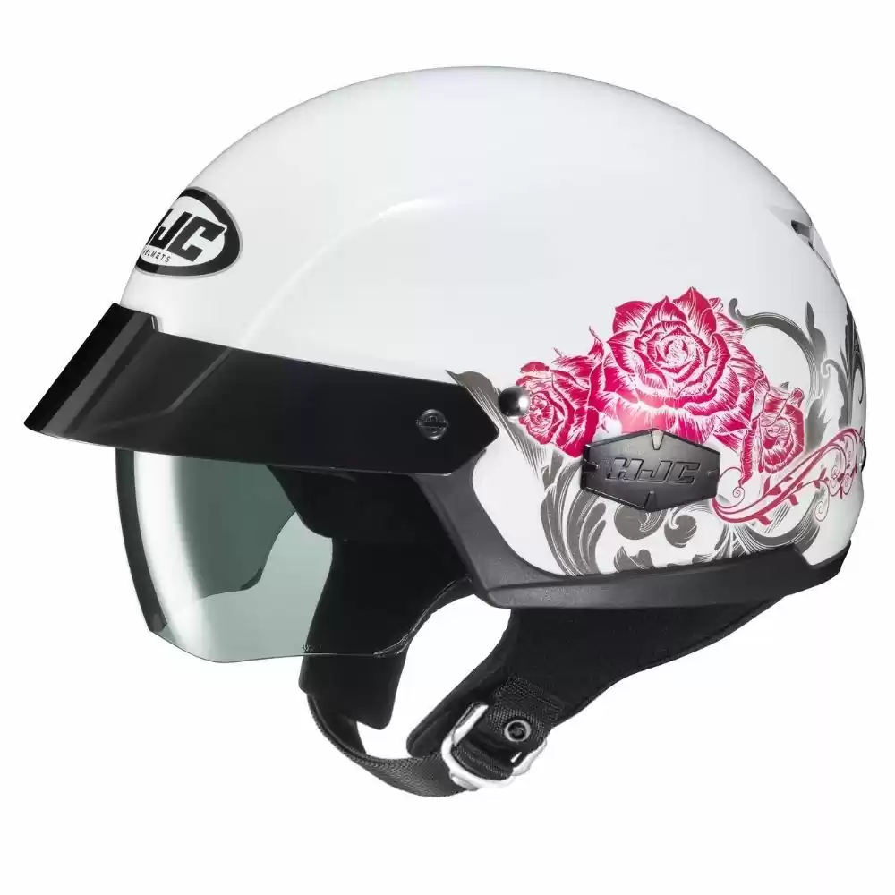 HJC IS-Cruiser Flor Open Face Mens Motorcycle Helmets 2 HJC IS-Cruiser Flor Open Face Mens Motorcycle Helmets - Image 2