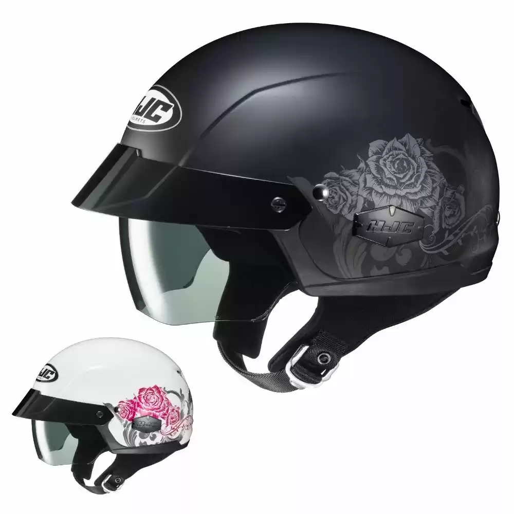 HJC IS-Cruiser Flor Open Face Mens Motorcycle Helmets 1 HJC IS-Cruiser Flor Open Face Mens Motorcycle Helmets