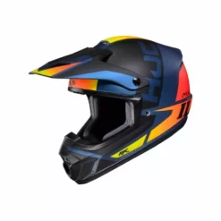 HJC CX-MX 2 Creed Mens Off-Road MC-27SF Black/Orange/Blue/Yellow Helmet