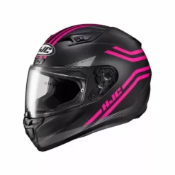 HJC I10/i10 Plus Strix Full-Face Mens MC-8SF Black/Purple Helmet