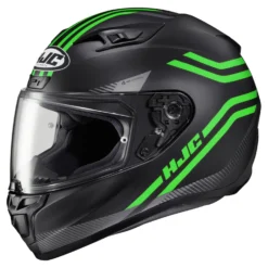 HJC I10 Strix Helmet -Hjc hj ci10 strix helmet black green