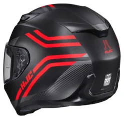 HJC I10 Strix Helmet -Hjc hj ci10 strix helmet black red 1
