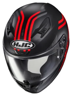 HJC I10 Strix Helmet -Hjc hj ci10 strix helmet black red 2