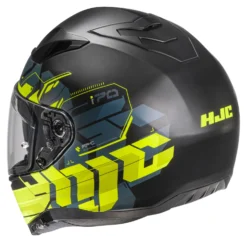 HJC I70 Alligon Helmet -Hjc hj ci70 alligon helmet black hi viz 1