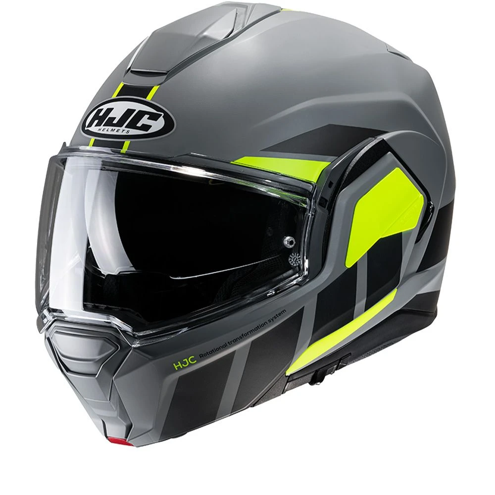 Hjc I100 Beis Grey Yellow MC3HSF Modular Helmet 1 Hjc I100 Beis Grey Yellow MC3HSF Modular Helmet