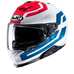 Hjc I71 Enta White Blue Mc21 Full Face Helmets