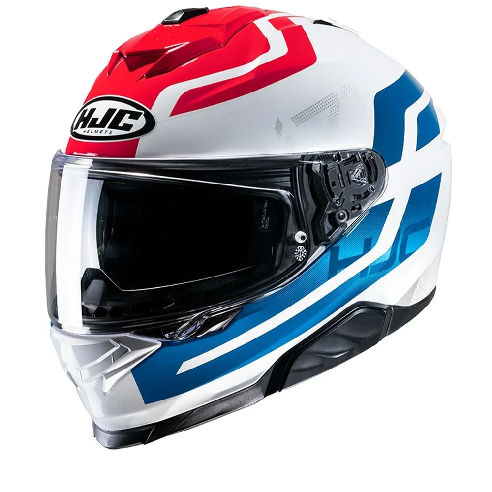 Hjc I71 Enta White Blue Mc21 Full Face Helmets
