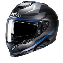 Hjc I71 Nior Grey Blue Mc2Sf Full Face Helmets