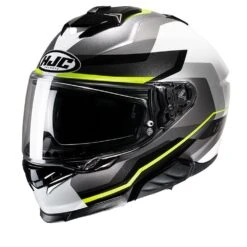 Hjc I71 Nior Grey Green Mc3H Full Face Helmets