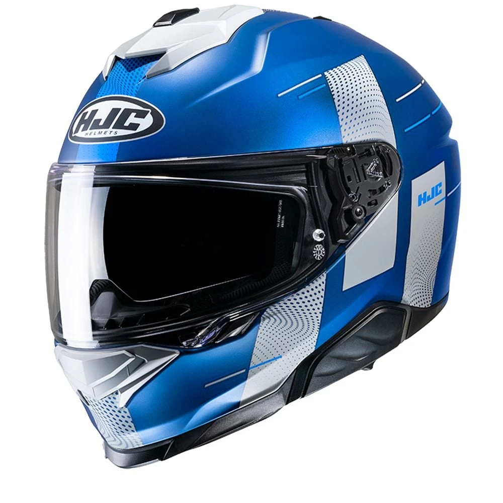 Hjc I71 Peka Blue Grey Mc2Sf Full Face Helmets