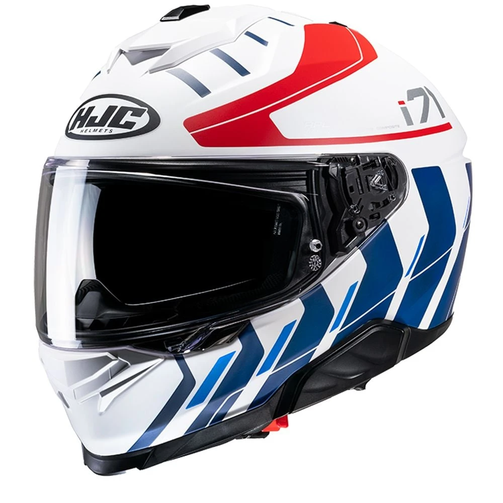 Hjc I71 Simo White Red Mc21Sf Full Face Helmets 1 Hjc I71 Simo White Red Mc21Sf Full Face Helmets