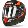 HJC RPHA 11 Carbon Bleer Black Red Full Face Helmet