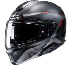 Hjc RPHA 91 Combust Black Red MC1SF Modular Helmet