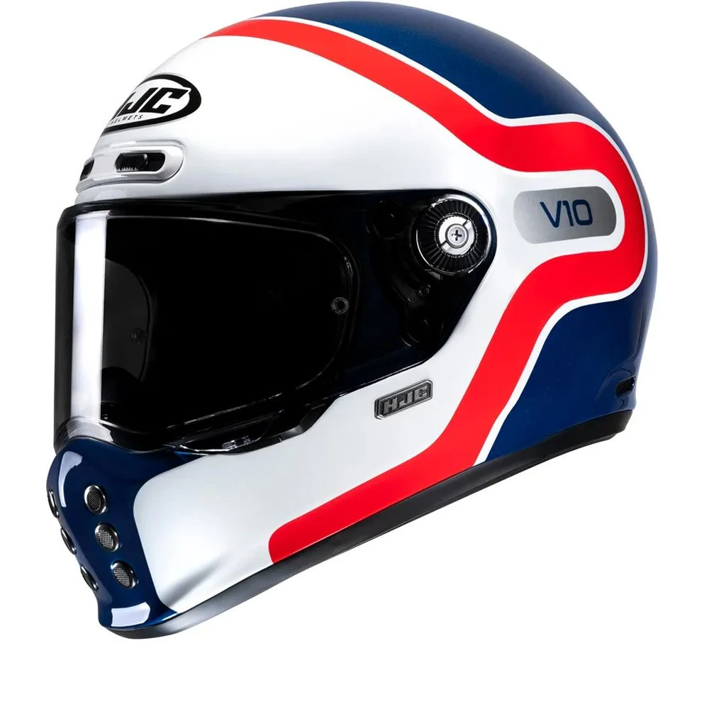 HJC V10 Grape White Red Mc21 Full Face Helmet