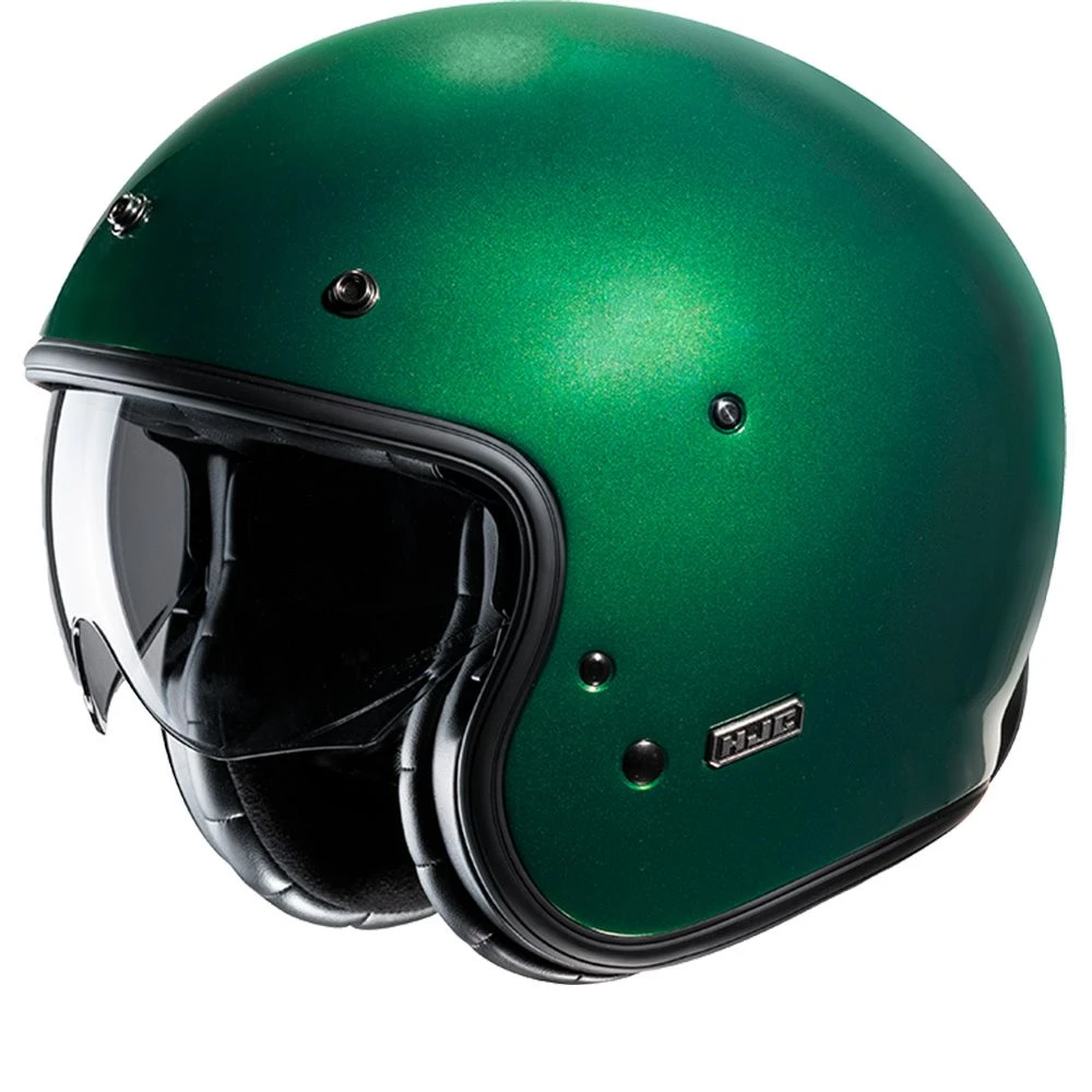 HJC V31 Green Deep Green Open Face Helmet 1 HJC V31 Green Deep Green Open Face Helmet