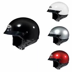 HJC CS-2N Solid Mens Motorcycle Half Helmet