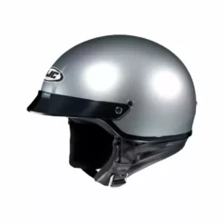 HJC CS-2N Solid Mens Motorcycle Half Helmet -Hjc hjc cs 2n solid mens motorcycle half helmet silver