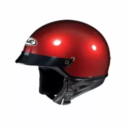 HJC CS-2N Solid Mens Motorcycle Half Helmet -Hjc hjc cs 2n solid mens motorcycle half helmet wine