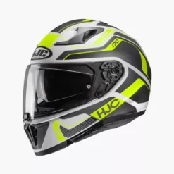HJC I70 Lonex Full Face Mens MC-3HSF Dk Gray/White/Hi-Viz Helmet
