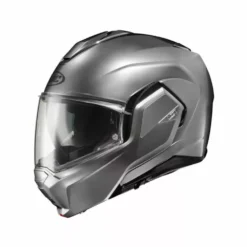 HJC I100 Mens Motorcycle Hyper Silver Modular Helmet
