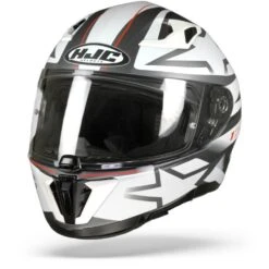 HJC I70 Cravia MC10SF White Grey Red Full Face Helmet -Hjc hjc i70 cravia white.04 1