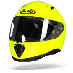 HJC I70 Fluo Yellow Full Face Helmet -Hjc hjc i70 fluorescent green.04 1