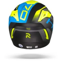 HJC RPHA 70 Vias MC2SF Grey Blue Fluo Yellow Full Face Helmet -Hjc hjc rpha 70 vias grey blue fluo yellow.19 1