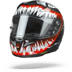 HJC RPHA 11 Venom 2 Marvel MC1 Black Red White Full Face Helmet 9 HJC RPHA 11 Venom 2 Marvel MC1 Black Red White Full Face Helmet -Hjc hjc venom 2 rpha 11.04 1