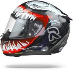 HJC RPHA 11 Venom 2 Marvel MC1 Black Red White Full Face Helmet 7 HJC RPHA 11 Venom 2 Marvel MC1 Black Red White Full Face Helmet -Hjc hjc venom 2 rpha 11.10 1
