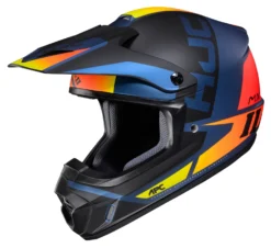 HJC CS-MX 2 Creed Helmet -Hjc hjccsmx2 creed helmet black blue orange