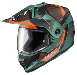HJC DS-X1 Synergy Helmet 9 HJC DS-X1 Synergy Helmet -Hjc hjcdsx1 synergy helmet green orange brown