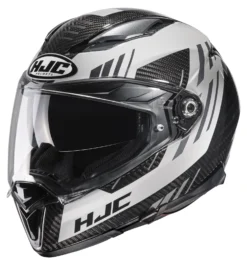 HJC F70 Carbon Kesta Helmet -Hjc hjcf70 carbon kesta helmet carbon white