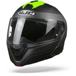 HJC I90 Davan Yellow Modular Helmet