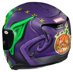 HJC RPHA 11 Pro Green Goblin Helmet -Hjc hjcrpha11 pro green goblin helmet green purple 3