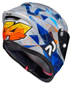 HJC RPHA 1N Espargaro Helmet -Hjc hjcrpha1 n espargaro helmet silver blue orange 2