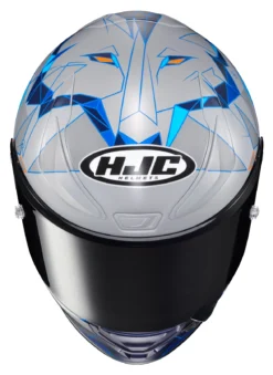HJC RPHA 1N Espargaro Helmet -Hjc hjcrpha1 n espargaro helmet silver blue orange 4