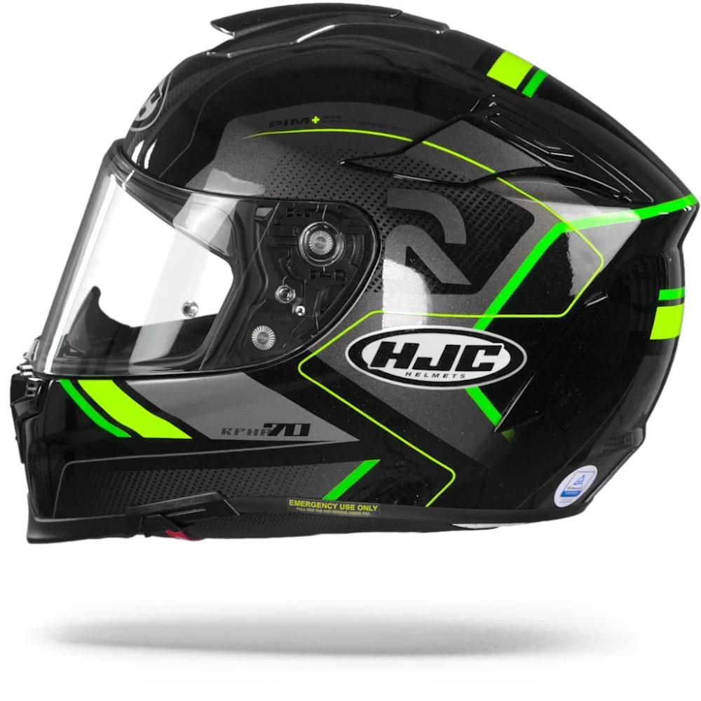 HJC RPHA 70 Coptic MC4H Black Grey Green Full Face Helmet 6 HJC RPHA 70 Coptic MC4H Black Grey Green Full Face Helmet - Image 6