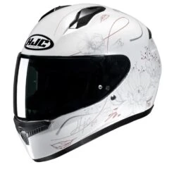 Hjc C10 Epik White Mc8 Full Face Helmets