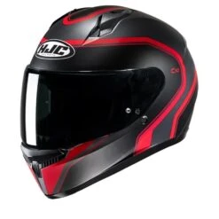 Hjc C10 Elie Black Red Mc1Sf Full Face Helmets