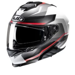 Hjc I71 Nior Grey Red Mc1Sf Full Face Helmets -Hjc thumbnail 2 2